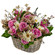 floral arrangement in a basket. Kazan