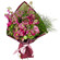 Bouquet of anemones, matthiola, chrysanthemums and roses