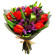 Bouquet of tulips and alstroemerias. Kazan