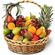 fruit basket with pineapple. Kazan